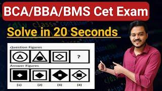 BCA Mah Cet Reasoning Questions | BBA BMS Reasoning Mah Cet Exam Questions 2024