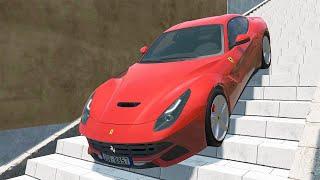 Cars vs Stairs #3 - BeamNG DRIVE | SmashChan