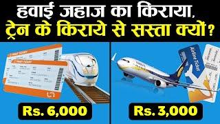 Airplane की टिकट Train की टिकट से सस्ती क्यों हो गयी है ? Book Cheap flight Tickets | Genius Minds