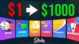 $1 TO $1000 Challenge (Complete) - Stake