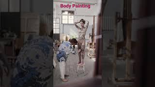 #shorts #bodypainting #youtubeshort camouflage body Painting