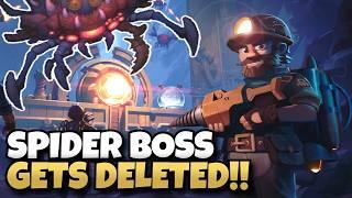 We Finally Beat The Spider Boss in This Incredible Tower Defense!! | Drill Core