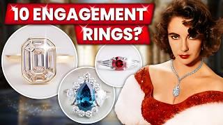 Elizabeth Taylor's 10 Engagement Rings, 8 Weddings, 7 Husbands, ZERO Regrets!