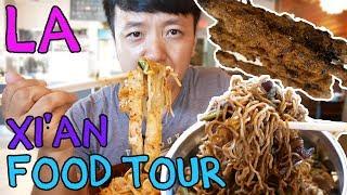 SPICY Noodles & Chinese BURGERS in Los Angeles: Xi’an Street Food Tour