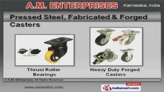 Casters Wheels & Rubber Tyres by A.M. Enterprises, Bengaluru