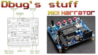 Midi Narrator: A DIY midi controller Speech Synthesizer