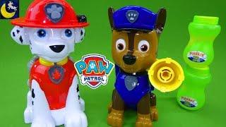 Paw Patrol Toys Action Bubble Blower Machine Marshall Chase Spring Summer Toys R Us Toys Video