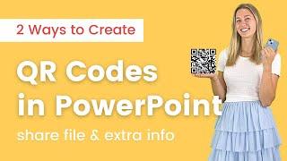 2 Ways to Create QR Codes in PowerPoint [ Share PPT file & Information ]