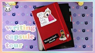 My Writing Capsule: How I keep my writing notes, writing bullet journal, and more!