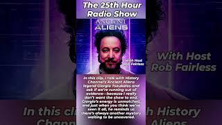 Giorgio Tsoukalos discusses the History Channel's Ancient Alien series remaining evidence