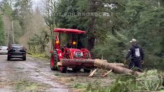 11-20-2024 Lake Stevens, WA  - Major Mountain Wave Windstorm -  2 Dead - 700,000 Without Power