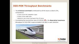 PON Efficiency and Throughput - Analysis of PON efficiency and throughput benchmarks