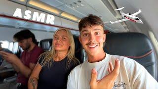 ASMR on a plane ️