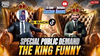 THE BLACK DAY OF TIKTOKERS THE KING OF CUSTOM ROOM ON PUBLIC  DEMAND TOP1FUNNY IS HERE IN CUSTM ROOM