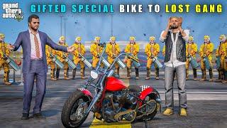 GTA 5 : MICHAEL GIFTED $20 MILLION DOLLAR BIKE TO GANG LEADER || BB GAMING