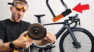 Stealing My Own Bike - 7 Bike Locks Vs Angle Grinder