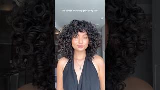 wet to dry curly transformation #curlyhair