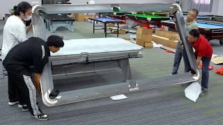 Mastering the Craft: High Quality Solid Wood Pool Table Production