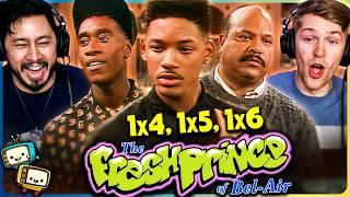 THE FRESH PRINCE OF BEL-AIR (1990) Season 1 Episodes 1x4, 1x5, & 1x6 Reaction!