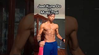 Muay Thai vs Jeet Kune Do! #muaythai #jeetkunedo #brucelee #shorts #ufc