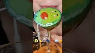 ASMR Satisfying Eating Tasty Emoji Food  #emojichallenge #asmrvideo #satisfying