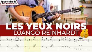 Les Yeux Noirs version Django Reinhardt - Solo et tablature (Gyspy jazz free tab)