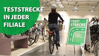 Fahrrad-Teststrecke in jeder B.O.C.-Filiale | Neues Fahrrad? Erstmal eine Probefahrt!