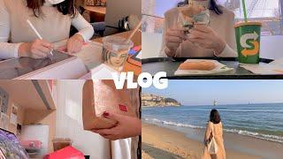  VLOG Life in Korea | Studying for TOEIC, 토익 준비, 잘 먹고 잘 사는 일상, Eating well, Busan trip |