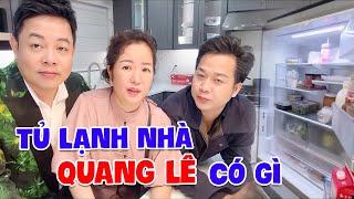 Thúy Nga & Quách Tuấn Du Khám Phá Tủ Lạnh Nhà Quang Lê, Được Quang Lê Đãi Món Cực Lạ - Quang Lê Vlog