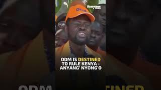 ODM is destined to rule Kenya - Anyang’ Nyong’o