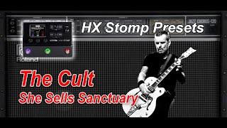 The Cult-She Sells Sanctuary (Guitar Cover) Palyed on Line6 HX Stomp