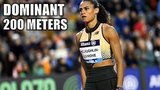 Sydney McLaughlin-Levrone CRUSHES Field In 200 Meter Dash! || 2024 Diamond League Brussels