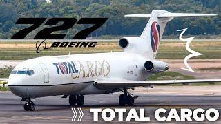 A última aeronave em condições de voo no Brasil, TOTAL se despede do seu Boeing 727-200