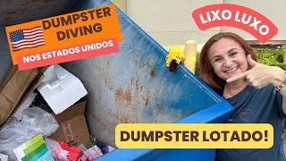 DUMPSTER DIVING - VENHA VER O QUE AS LOJAS ESTÃO JOGANDO NO LIXO AQUI EM ORLANDO