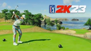 WE DID A MATCH AT THIS EPIC FANTASY COURSE IN PGA TOUR 2K23...