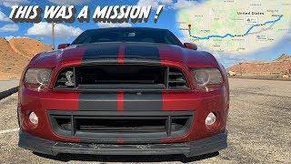 DRIVING MY SHELBY GT500 ACROSS COUNTRY !!