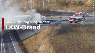 Katastrophe verhindert: LKW auf Innkreisautobahn bei Sattledt in Flammen aufgegangen