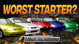 What Is The WORST Starter Car in Need For Speed Underground?