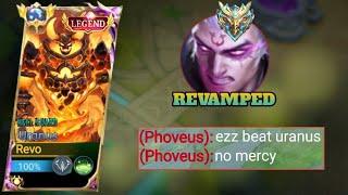 REVAMPED PHOVEUS THINK CAN EASILY BEAT URANUS IN EXP LANE - Mobile Legends