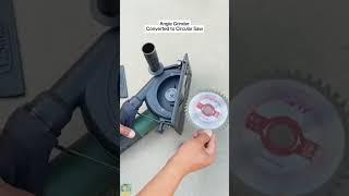 Angle Grinder Converted to Circular Saw #circularsaw #anglegrinder