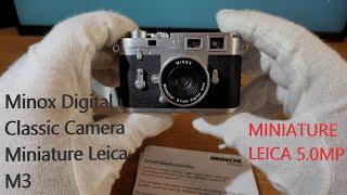 Minox Miniature Leica M3 Digital Camera: A Masterpiece of Miniaturization