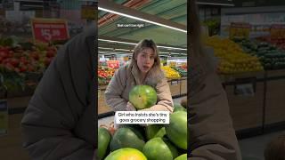 She’s completely unhinged at this point #tinythings #smallyoutuber #smol #groceryshopping #thatgirl