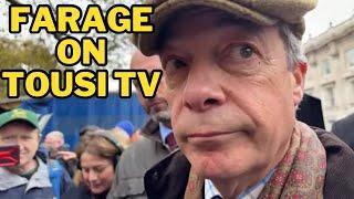 Nigel Farage On Tousi TV At Farmers’ Uprising