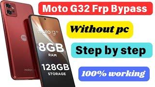 Moto g32 Frp Bypass without pc || all moto frp bypass