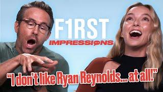 Ryan Reynolds Impersonates Hugh Jackman | First Impressions