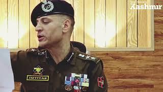 SSP Srinagar, Imtiyaz Hussain Address Media