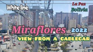 View from a white line cable car; Arce Ave -Villaroel Plaza, La Paz, Bolivia 흰색라인 케이블카에서 본 경치 Ep 023