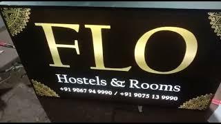 flex light board / flo hotel & rooms flex sign board