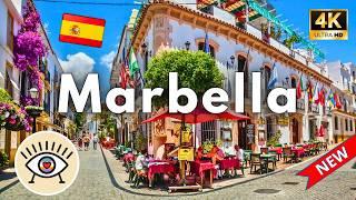 Marbella, Spain |  From a Fishing Village to a City of Millionaires  4K Walk with SUBTITLES 