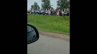 Chaska MN, No Kings Protest.